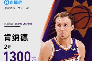 湖人神射离队!Shams:肯纳德2年1300万加盟太阳 第二年球员选项